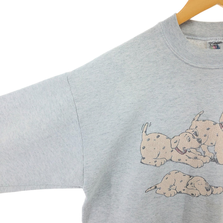 90'S Fruit of the Loom Dog Print Animal Sweatshirt Trainer Made in USA Men's L Size Vintage /eaa411704