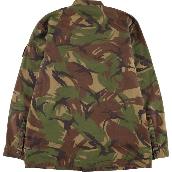 90'S Dutch military genuine camouflage pattern military field jacket 8000/0005 men's XL equivalent vintage /eaa411735