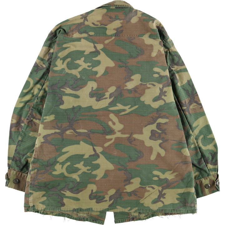 US Military Jungle Fatigue 5th Camouflage Pattern Military Combat Jacket Made in USA Men's M Size Vintage /eaa411739