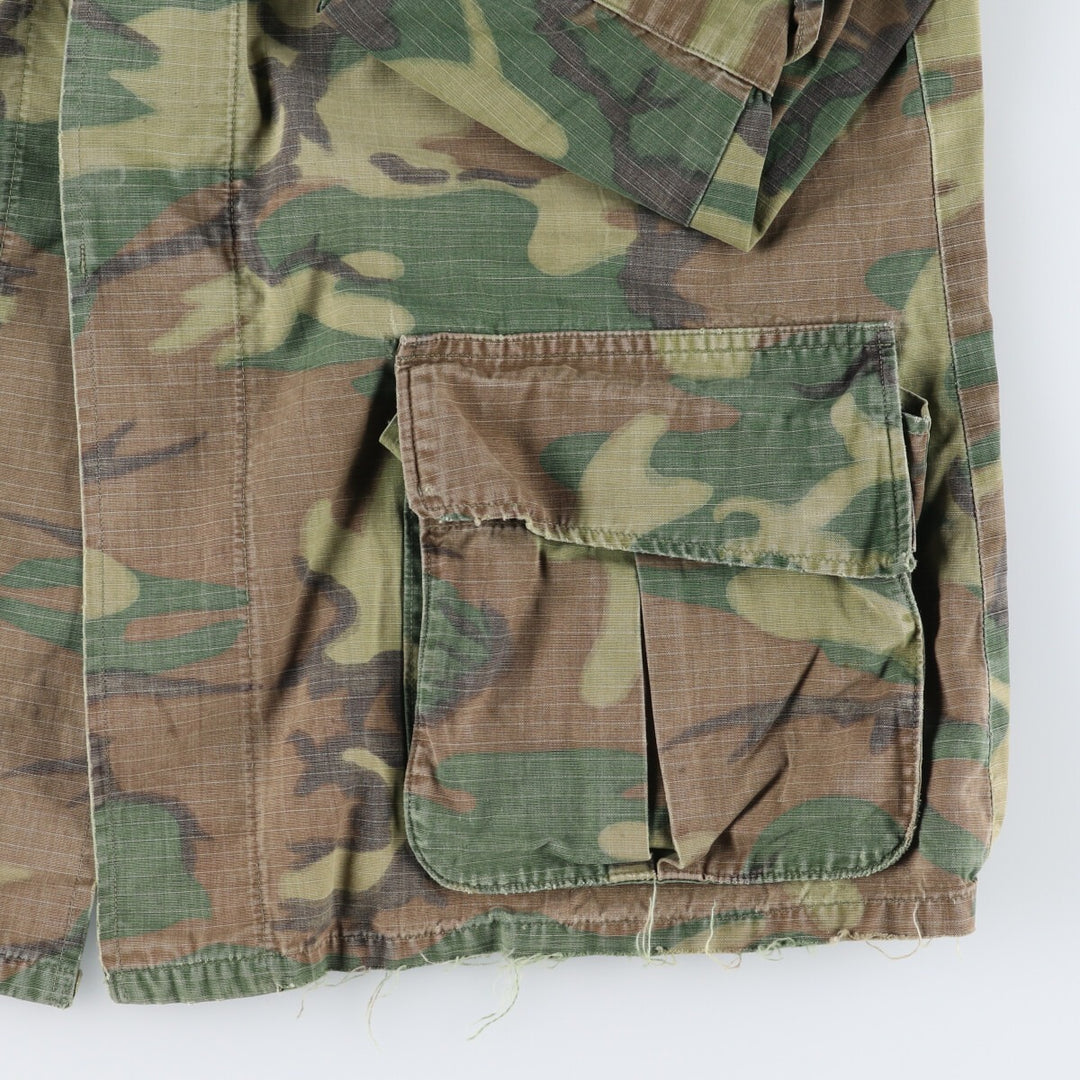 US Military Jungle Fatigue 5th Camouflage Pattern Military Combat Jacket Made in USA Men's M Size Vintage /eaa411739