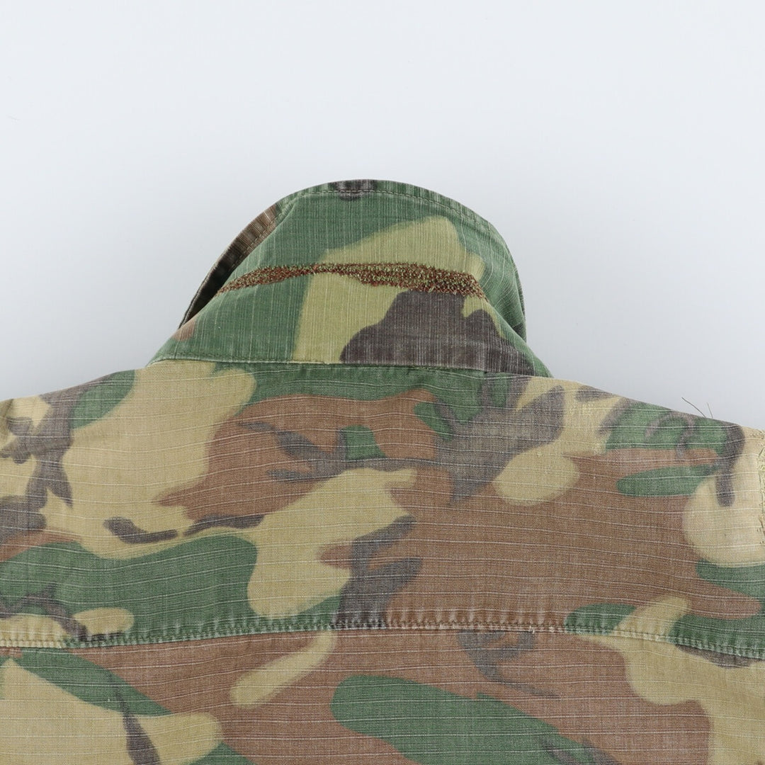 US Military Jungle Fatigue 5th Camouflage Pattern Military Combat Jacket Made in USA Men's M Size Vintage /eaa411739