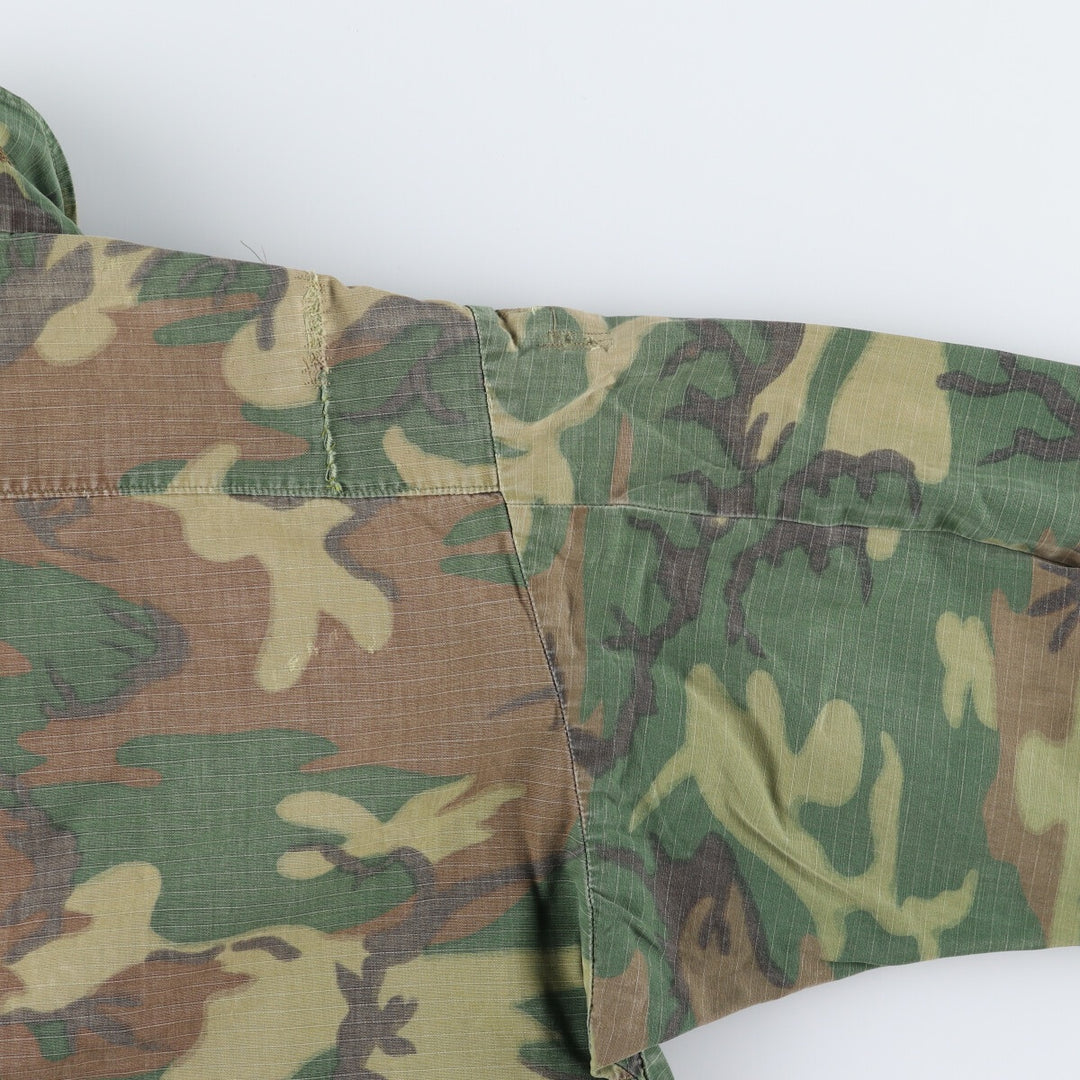 US Military Jungle Fatigue 5th Camouflage Pattern Military Combat Jacket Made in USA Men's M Size Vintage /eaa411739