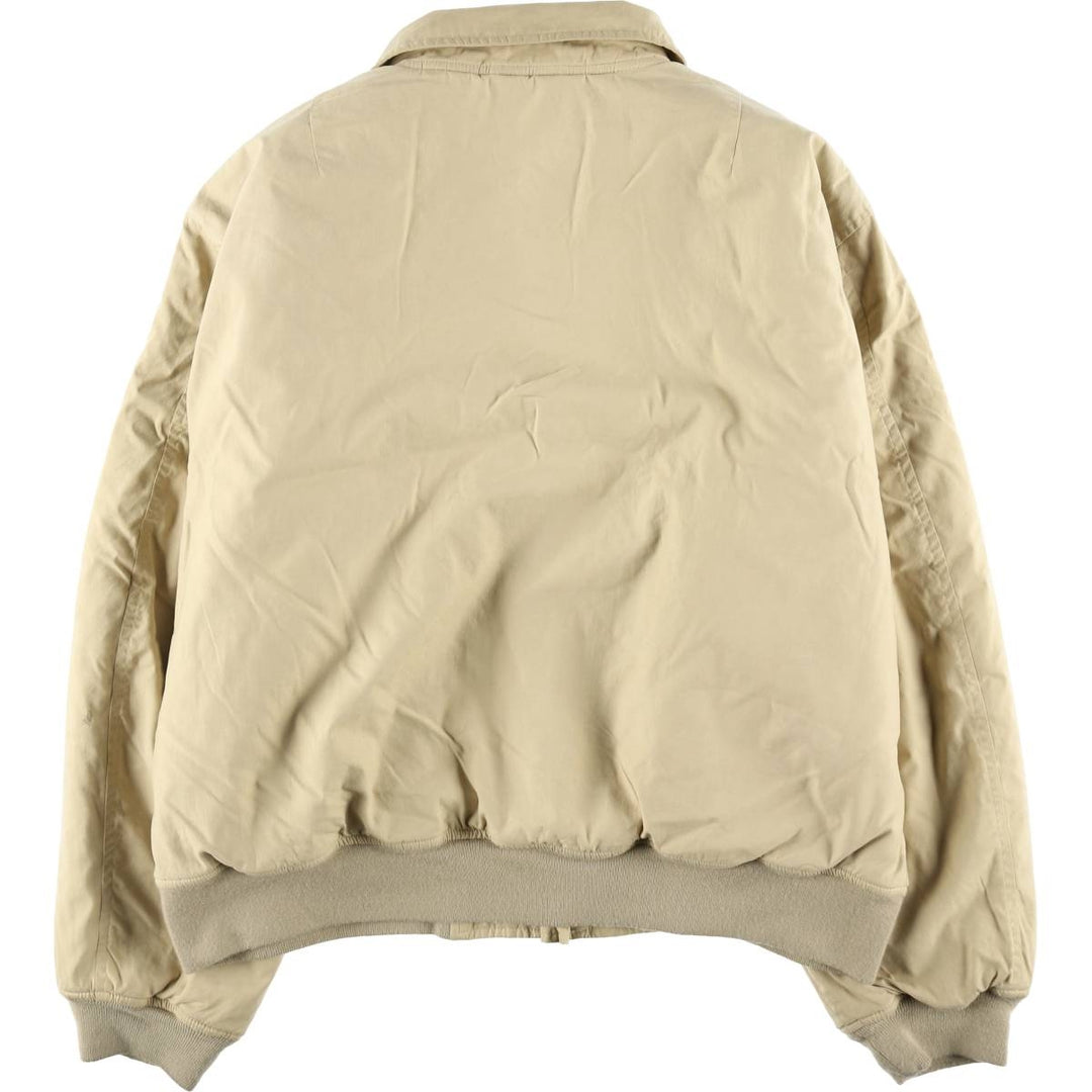 Ralph Lauren POLO by Ralph Lauren padded swing top sports jacket, men's size XXL cotton Beige type Vintage Second Hand