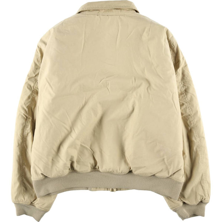 Ralph Lauren POLO by Ralph Lauren padded swing top sports jacket, men's size XXL cotton Beige type Vintage Second Hand