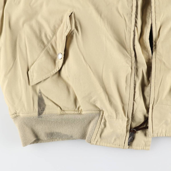 Ralph Lauren POLO by Ralph Lauren padded swing top sports jacket, men's size XXL cotton Beige type Vintage Second Hand