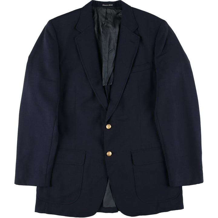 Stafford Navy Blazer Tailored Jacket Made in USA Men's Size L /eaa411746