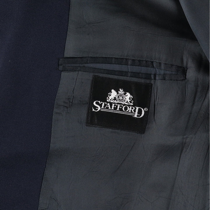Stafford Navy Blazer Tailored Jacket Made in USA Men's Size L /eaa411746