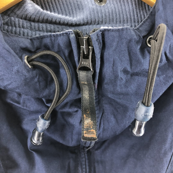 2000'S Nike Half-Zip Cotton Pullover Hoodie, Men's XL cotton Navy blue Vintage Second Hand