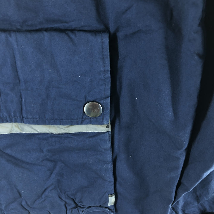 2000'S Nike Half-Zip Cotton Pullover Hoodie, Men's XL cotton Navy blue Vintage Second Hand