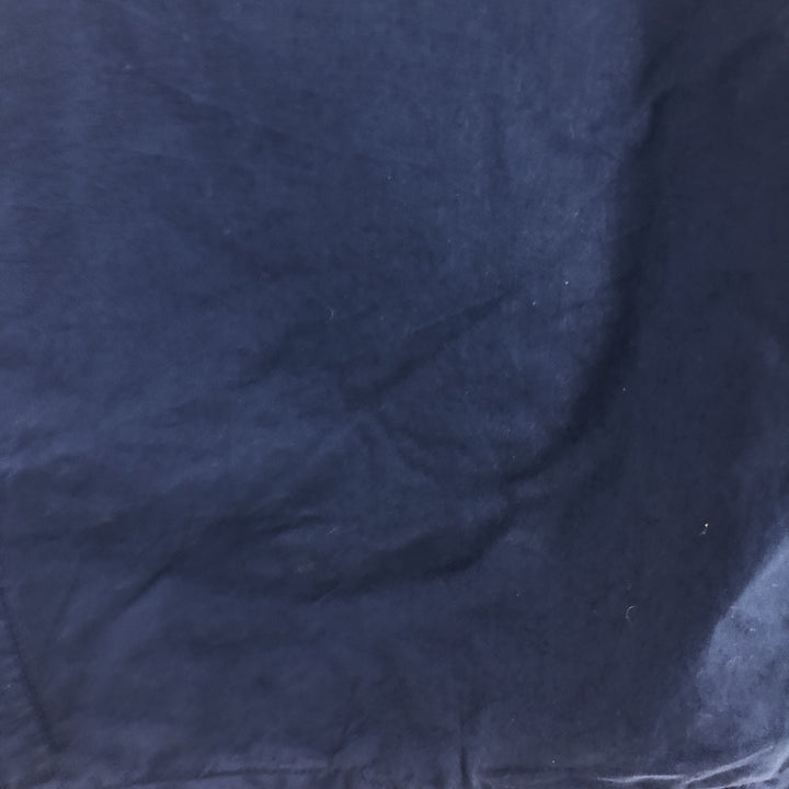 2000'S Nike Half-Zip Cotton Pullover Hoodie, Men's XL cotton Navy blue Vintage Second Hand