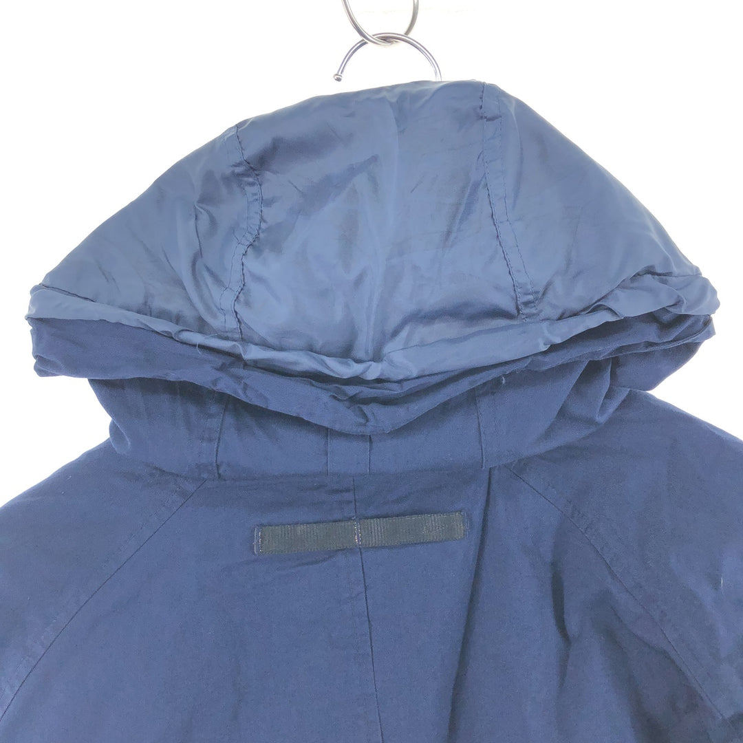 2000'S Nike Half-Zip Cotton Pullover Hoodie, Men's XL cotton Navy blue Vintage Second Hand