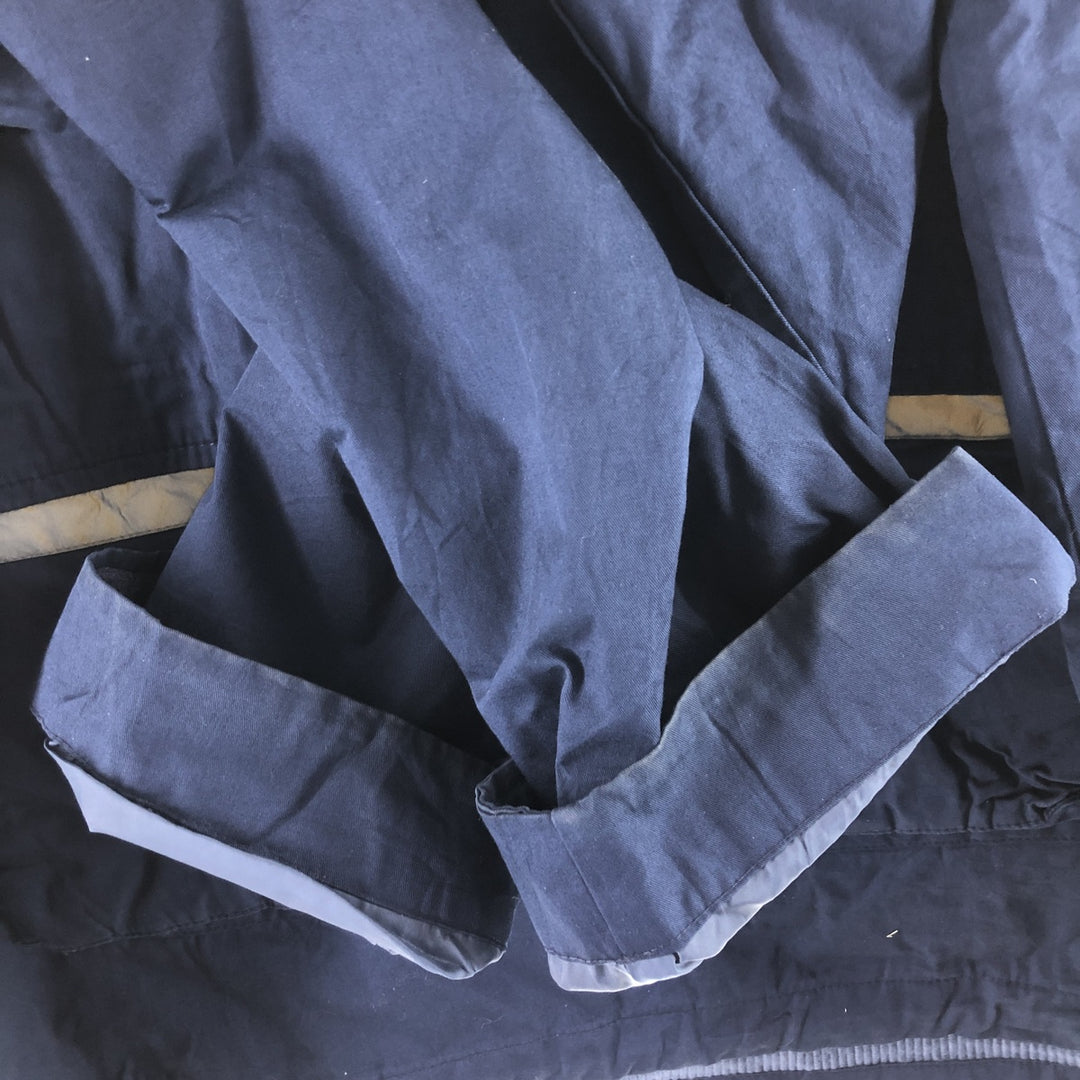 2000'S Nike Half-Zip Cotton Pullover Hoodie, Men's XL cotton Navy blue Vintage Second Hand