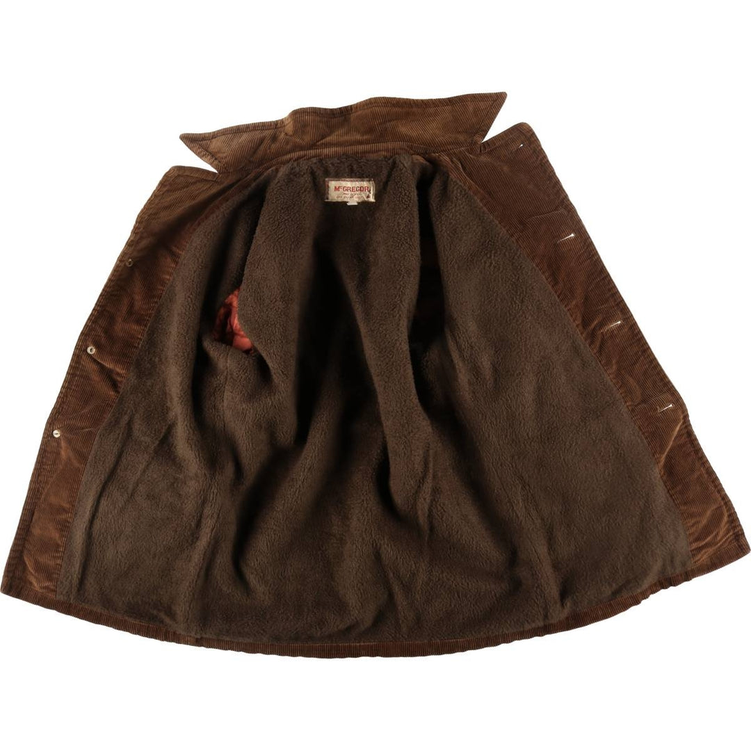 Vintage 1970'S McGREGOR corduroy jacket, made in the USA, size M, men's unclear brown type Vintage Second Hand