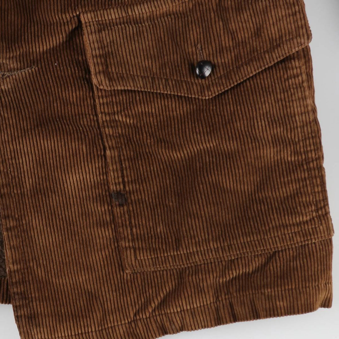 Vintage 1970'S McGREGOR corduroy jacket, made in the USA, size M, men's unclear brown type Vintage Second Hand