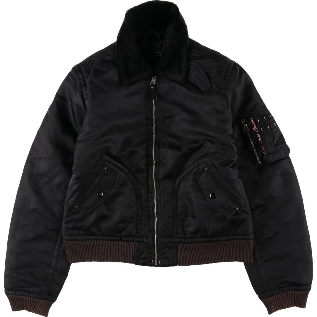 00'S civilian product Ralph Lauren POLO JEANS COMPANY military flight jacket women's size L / eaa411776