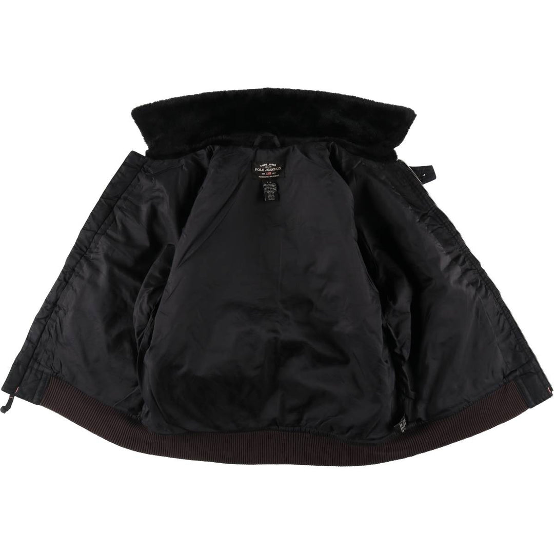 00'S civilian product Ralph Lauren POLO JEANS COMPANY military flight jacket women's size L / eaa411776