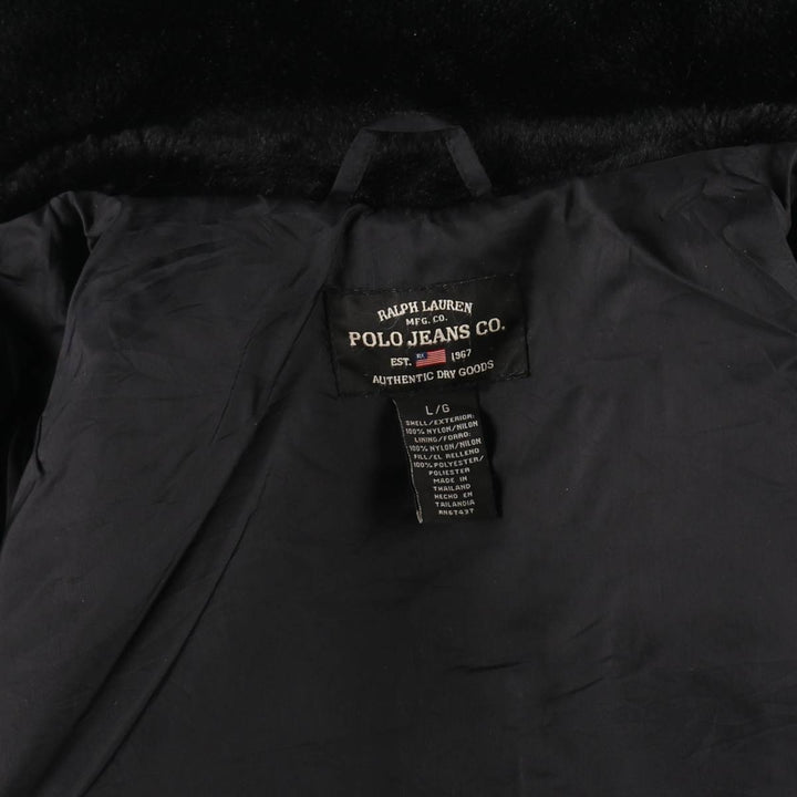 00'S civilian product Ralph Lauren POLO JEANS COMPANY military flight jacket women's size L / eaa411776