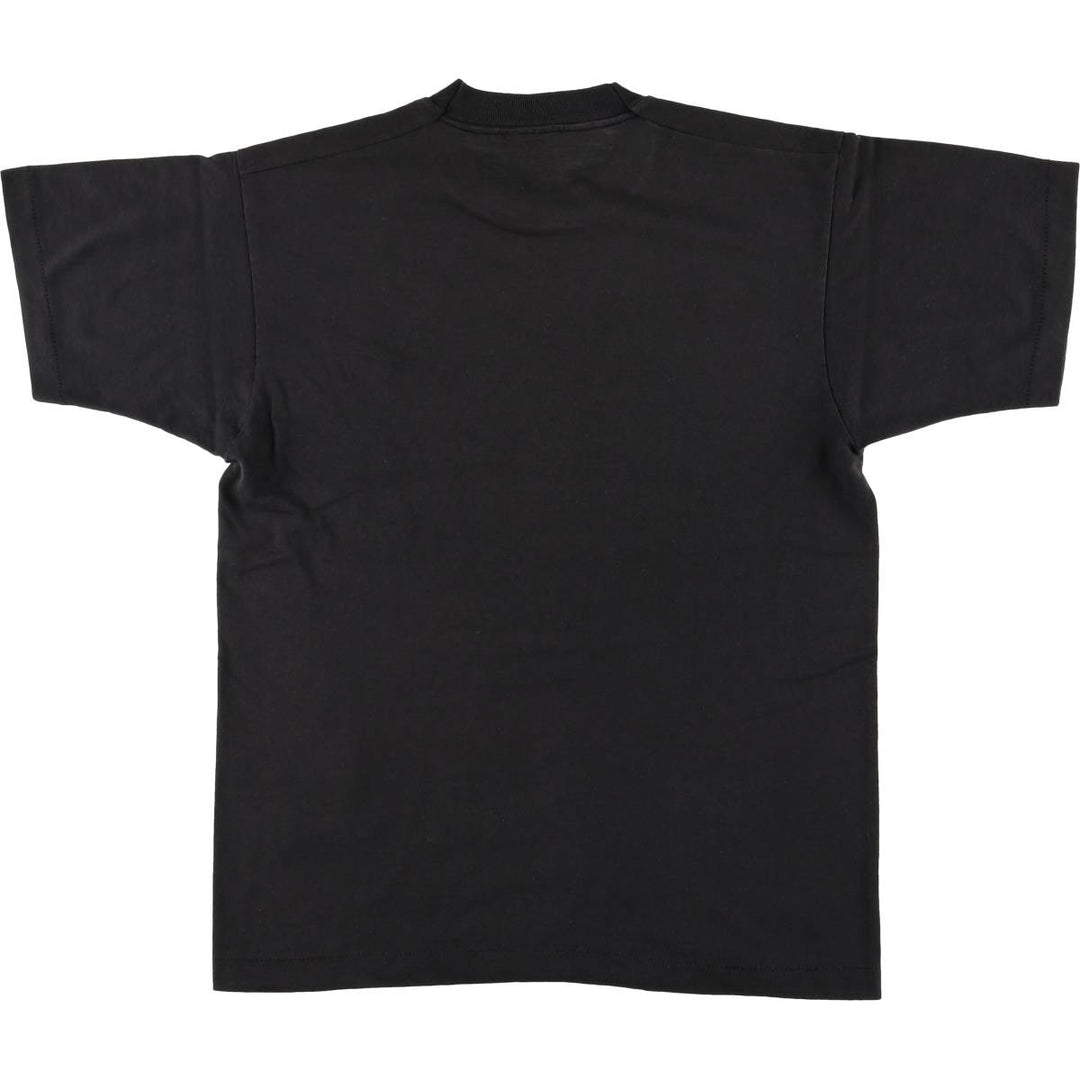 90'S SCREEN STARS Printed T-shirt Made in USA Men's L Vintage cotton black type Vintage Second Hand