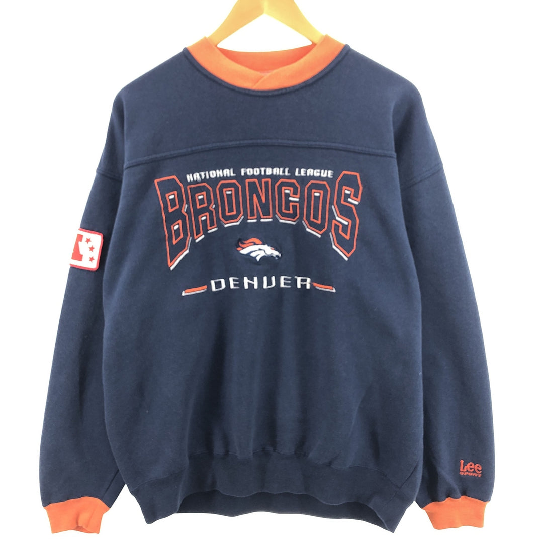 Lee NFL DENVER BRONCOS Denver Broncos Logo Sweatshirt Sweatshirt Men's L /eaa411929