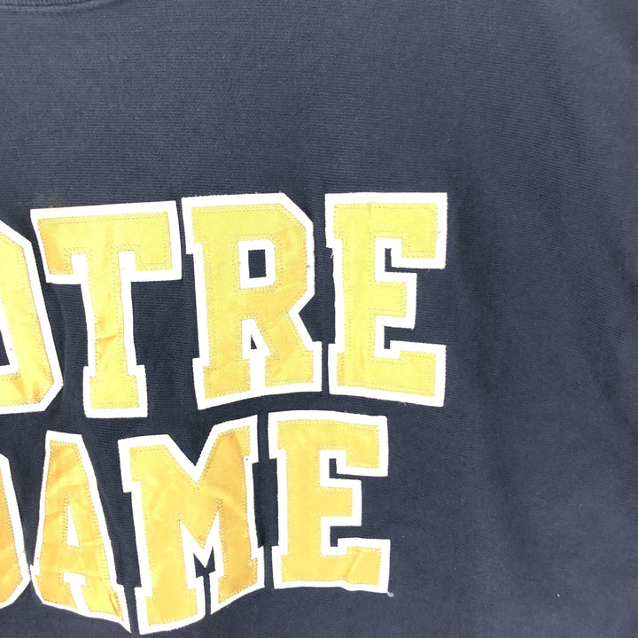 00'S Champion ORIGINAL REVERSE WEAVE Notre Dame University College Sweatshirt Trainer Men's XXL /eaa411941