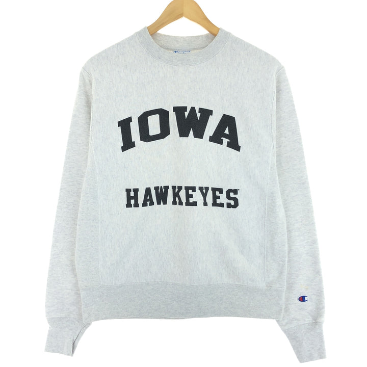 Champion Reverse Weave Replica Single Color Tag University of Iowa College Sweatshirt Trainer Men's S /eaa411952