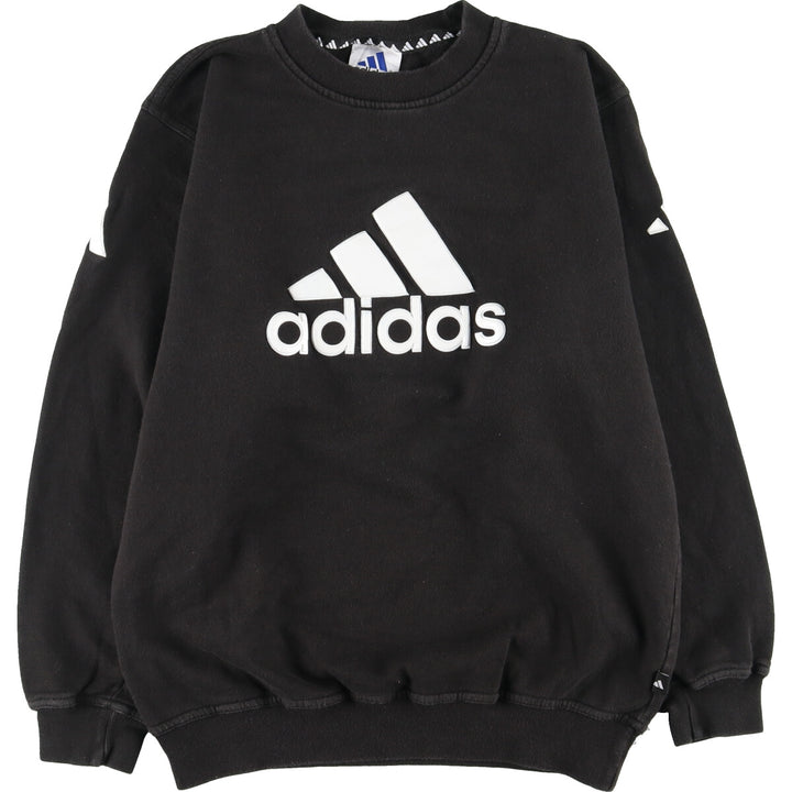 90'S Adidas Logo Sweatshirt Women's L Long Sleeve Vintage /eaa411966