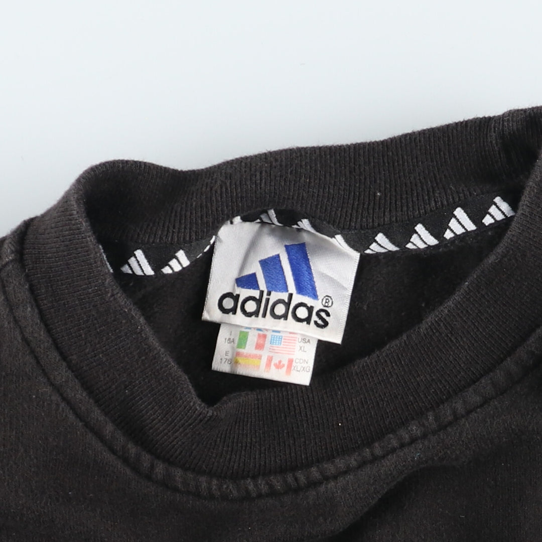 90'S Adidas Logo Sweatshirt Women's L Long Sleeve Vintage /eaa411966