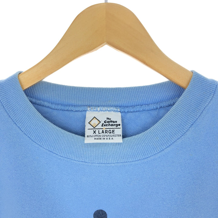 90'S The Cotton Exchange College Sweatshirt, Made in USA, Men's XL, Vintage /eaa411992