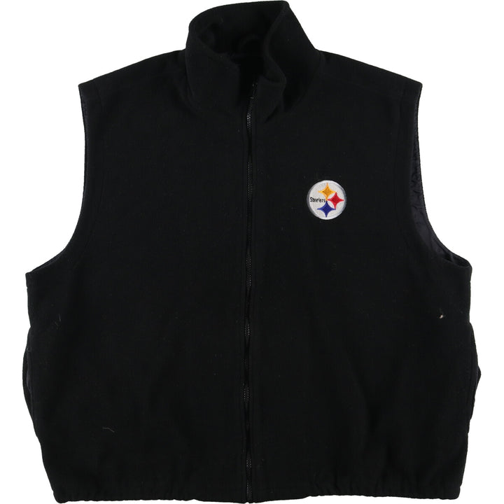 SPORTS G3 NFL PITTSBURGH STEELERS Pittsburgh Steelers Fleece Vest Men's XL /eaa412074