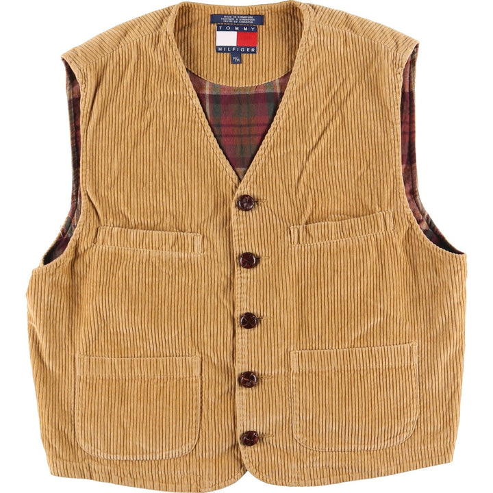 90'S Tommy Hilfiger Corduroy Vest Men's M Vintage /eaa412090