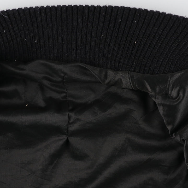 80'S Leather Sleeve Wool Stadium Jacket Award Jacket Varsity Jacket L Vintage /eaa412199