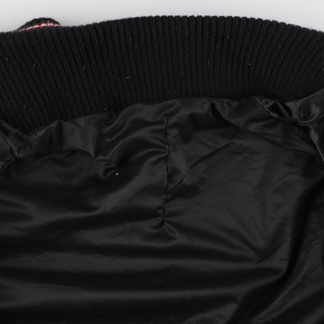 80'S Leather Sleeve Wool Stadium Jacket Award Jacket Varsity Jacket L Vintage /eaa412199