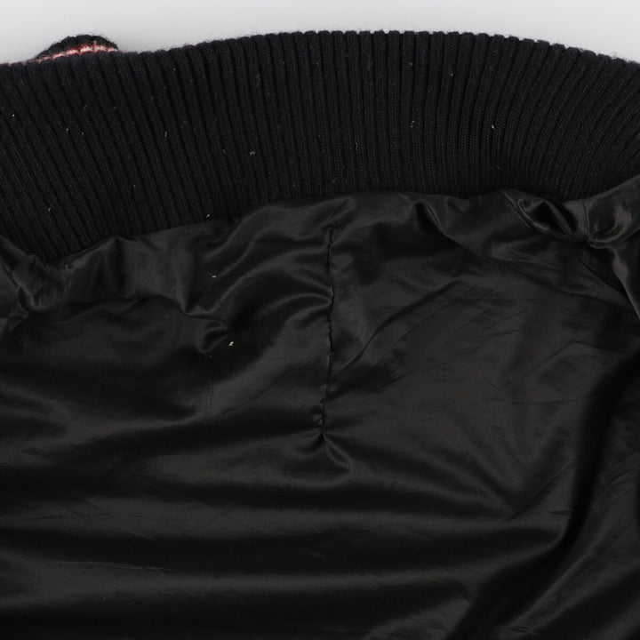 80'S Leather Sleeve Wool Stadium Jacket Award Jacket Varsity Jacket L Vintage /eaa412199