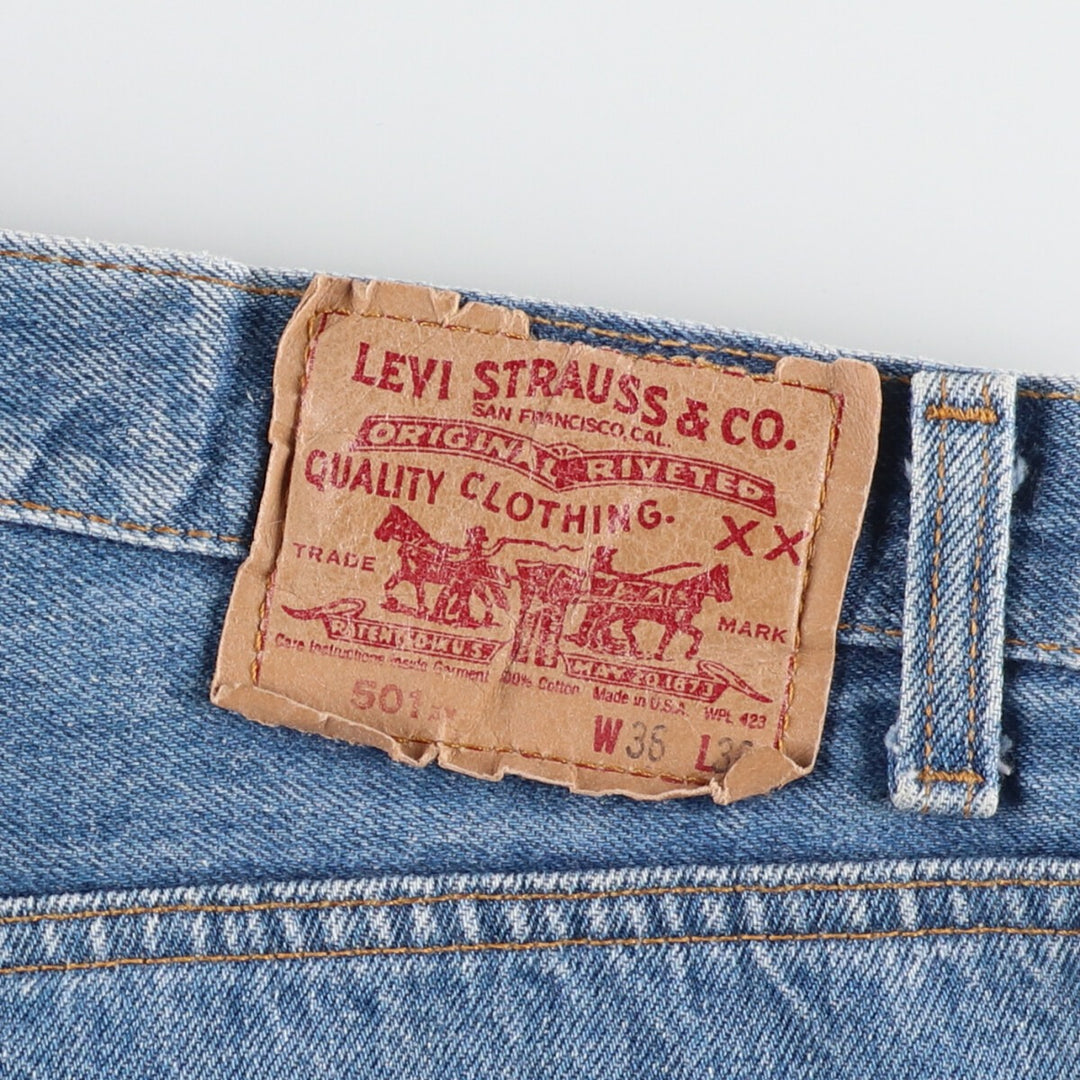 80s~90'S Levi's 501 Straight Denim Pants Made in USA Men's W35 Vintage /eaa412425