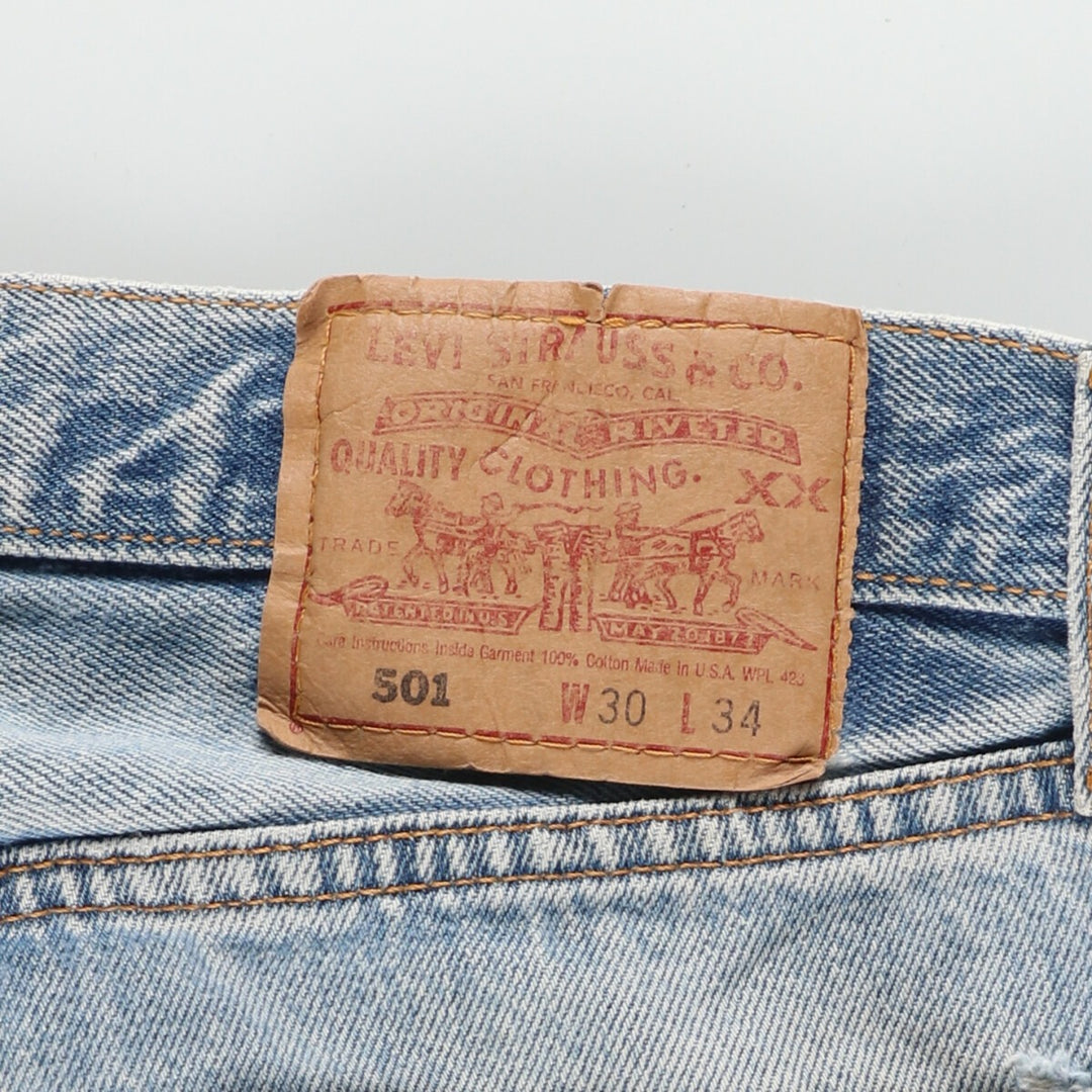 00'S Levi's 6501-0193 Straight Denim Pants Made in USA Women's L (w30) /eaa412466