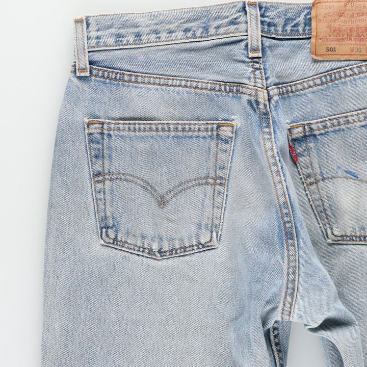 00'S Levi's 6501-0193 Straight Denim Pants Made in USA Women's L (w30) /eaa412466