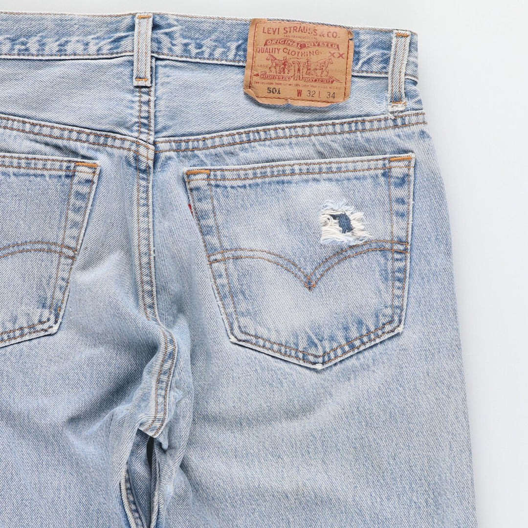 90'S Levi's 501-0115 Straight Denim Pants Made in USA Men's W30 Vintage /eaa412467