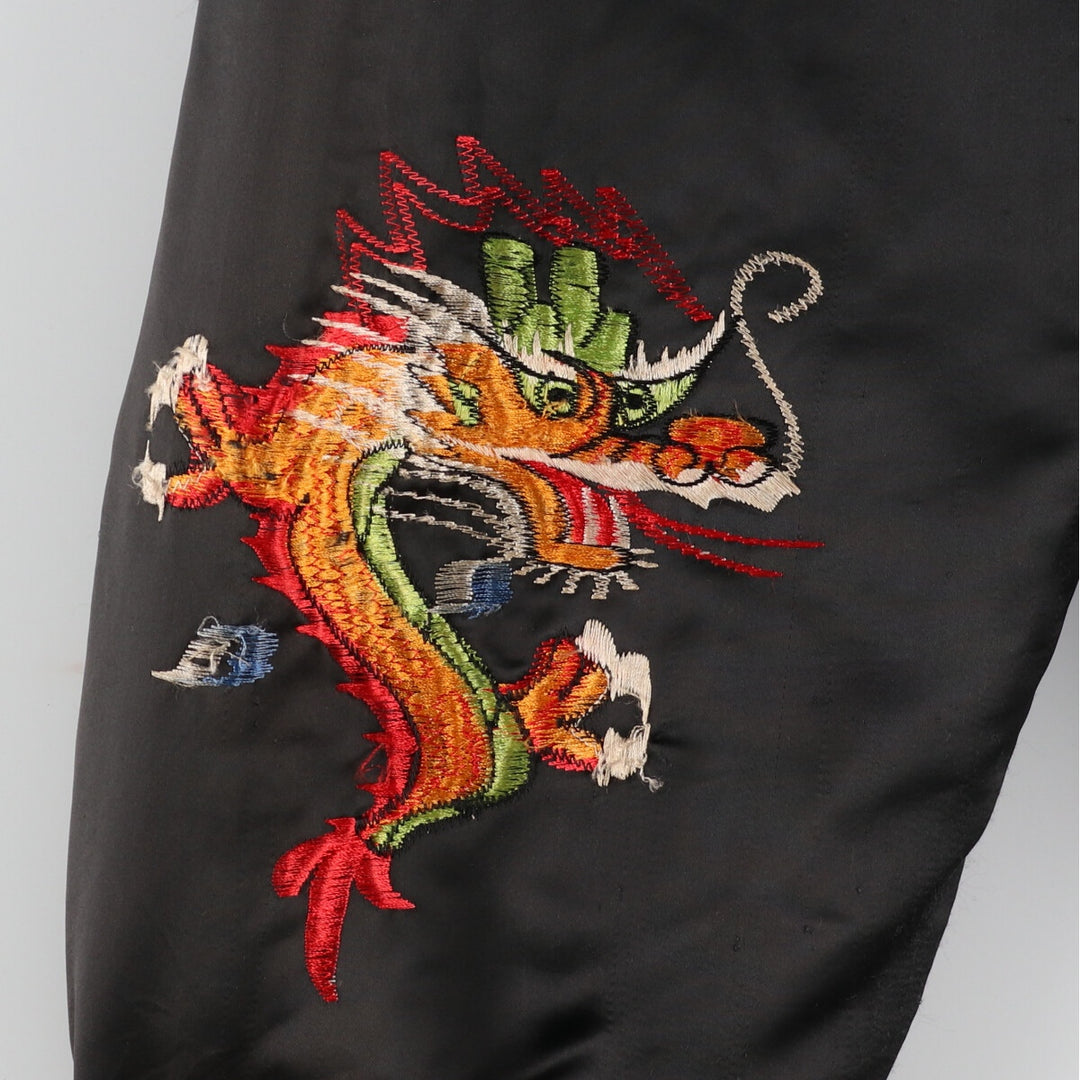 80s~ Dragon Pattern Sukajan Souvenir Jacket Men's M /eaa412505