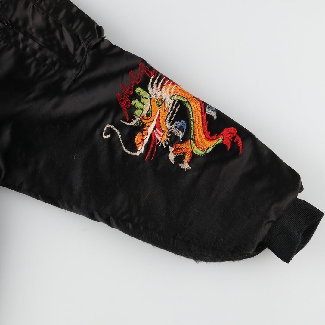 80s~ Dragon Pattern Sukajan Souvenir Jacket Men's M /eaa412505