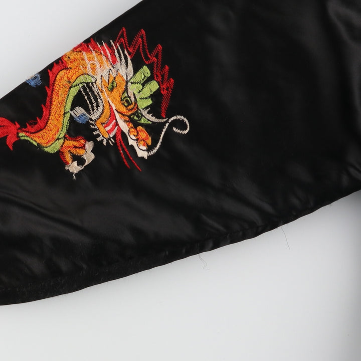 80s~ Dragon Pattern Sukajan Souvenir Jacket Men's M /eaa412505