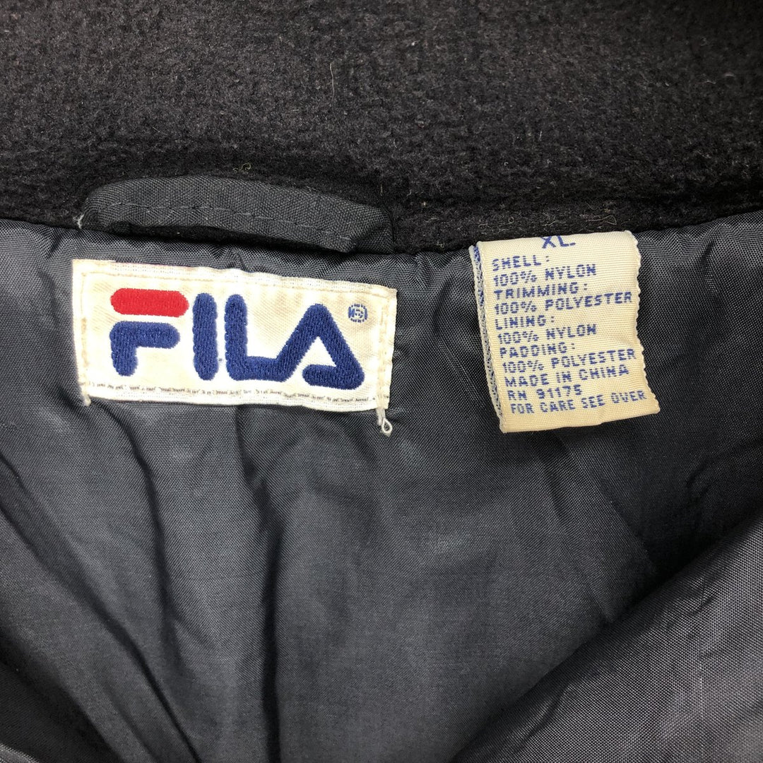 90'S FILA Half Zip Padded Jacket Men's XL Vintage /eaa412575