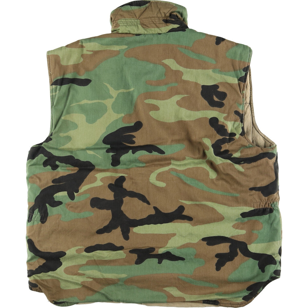 Camouflage pattern padded vest for men XXL /eaa412683