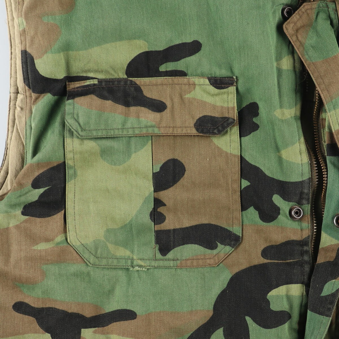 Camouflage pattern padded vest for men XXL /eaa412683