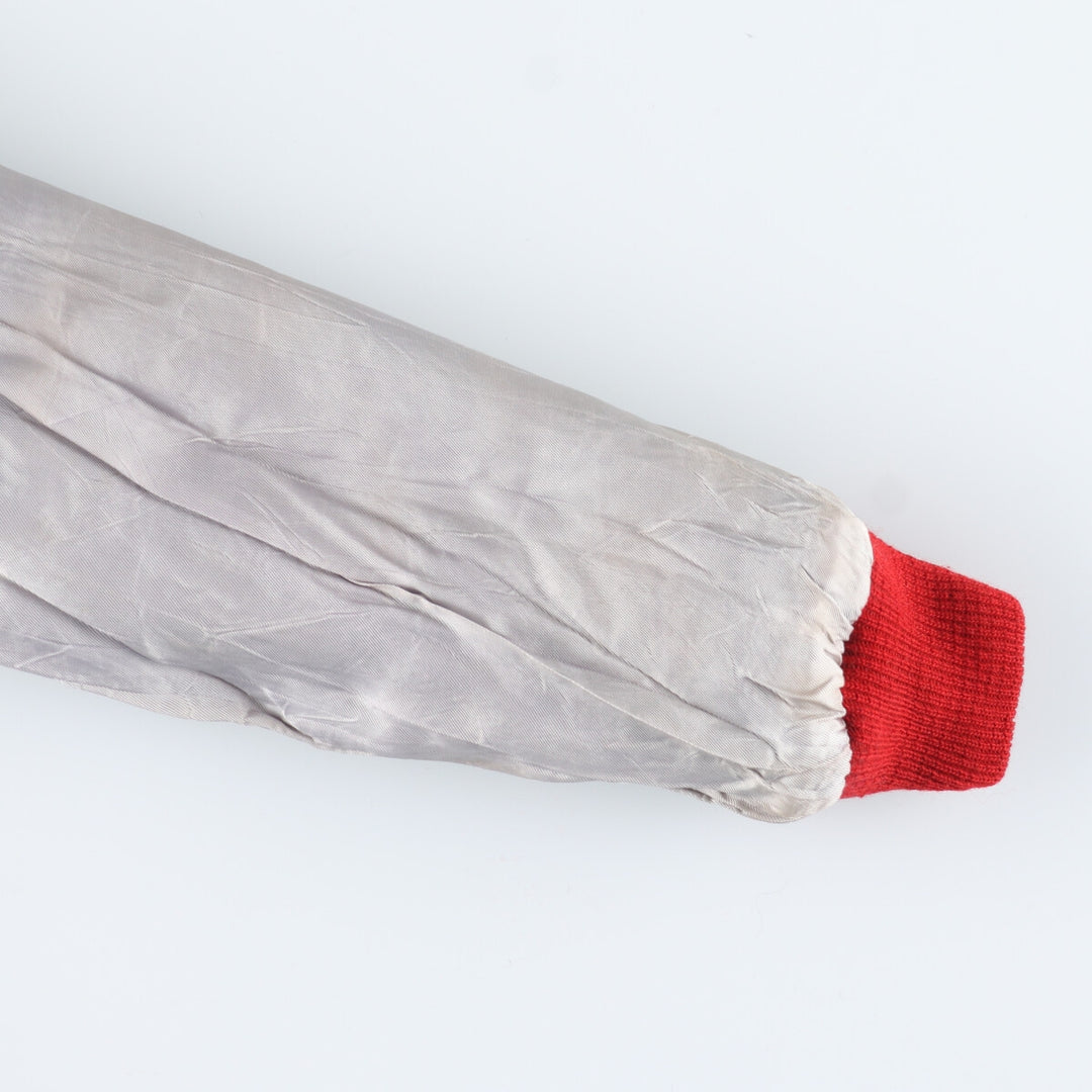 80'S HOWE back embroidery wool varsity jacket award jacket varsity jacket made in USA men's L vintage /eaa412707