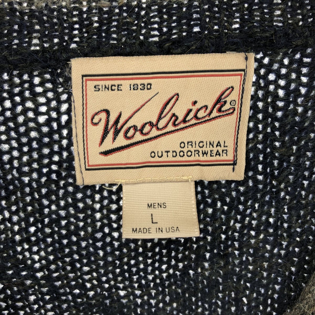 90'S WOOLRICH Wool knit sweater made in USA, men's L, vintage /eaa412729