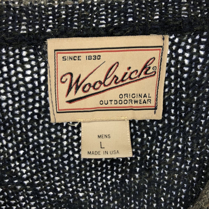 90'S WOOLRICH Wool knit sweater made in USA, men's L, vintage /eaa412729