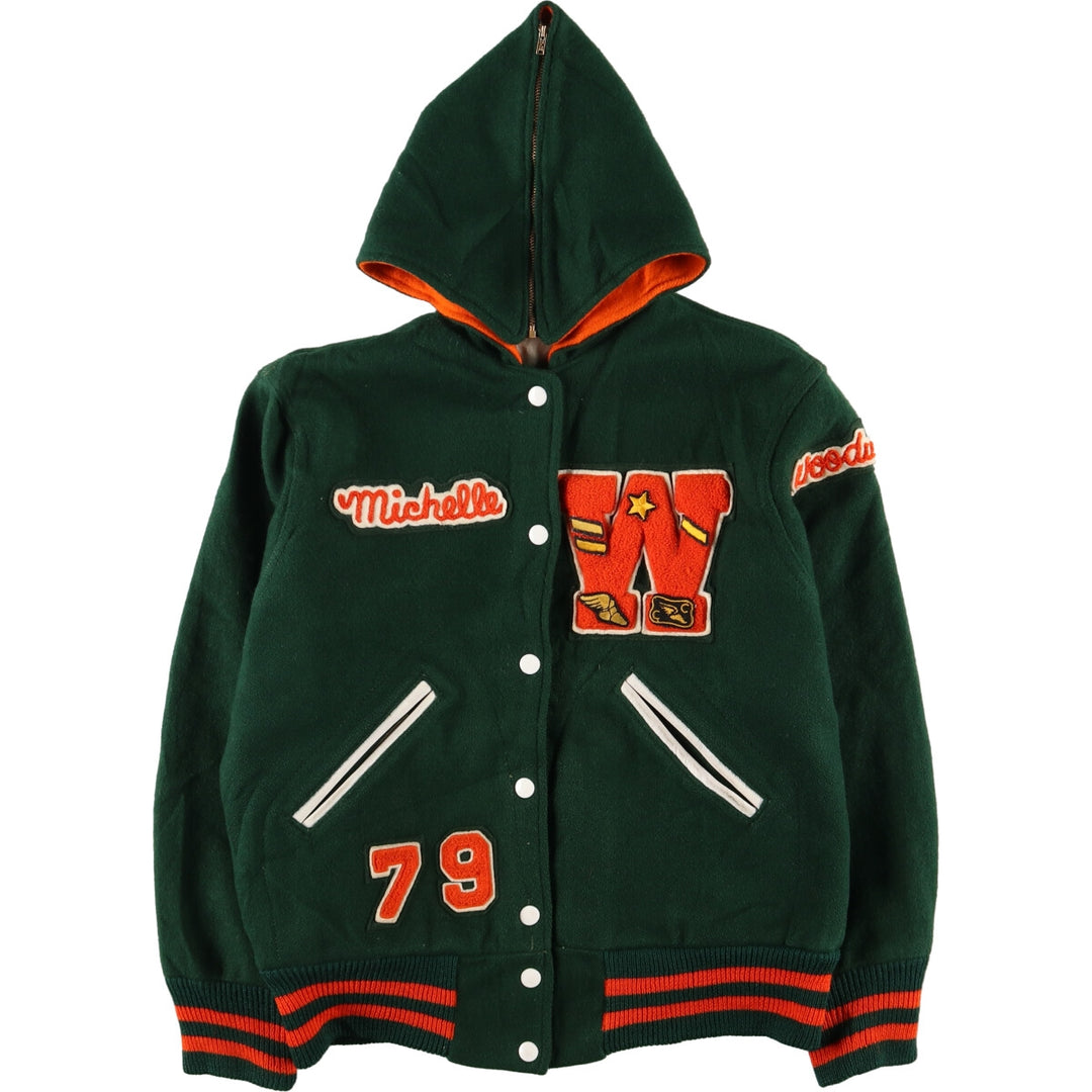 70'S UNKNOWN Wool Stadium Jacket Award Jacket Varsity Jacket Women's M Vintage /eaa412747