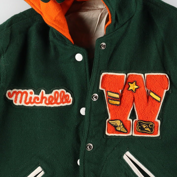 70'S UNKNOWN Wool Stadium Jacket Award Jacket Varsity Jacket Women's M Vintage /eaa412747