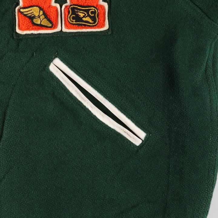 70'S UNKNOWN Wool Stadium Jacket Award Jacket Varsity Jacket Women's M Vintage /eaa412747