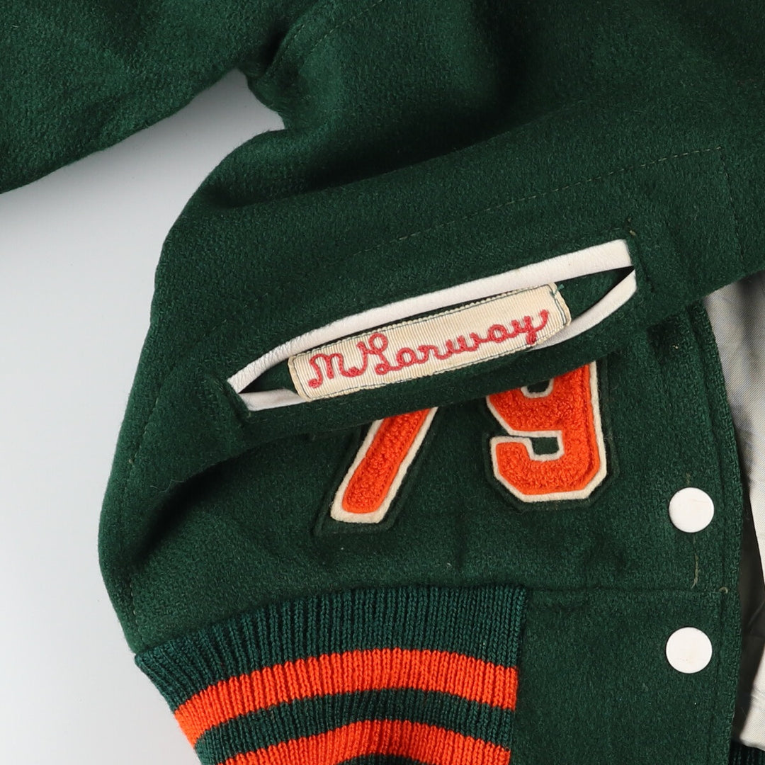 70'S UNKNOWN Wool Stadium Jacket Award Jacket Varsity Jacket Women's M Vintage /eaa412747
